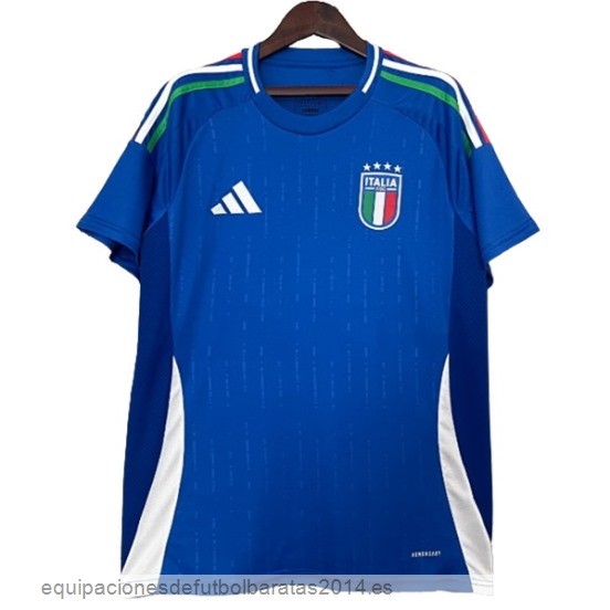 Nuevo Tailandia 1ª Camiseta Italia 2024 Azul Baratas